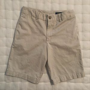 Boys khaki Polo shorts sz 14 - read description